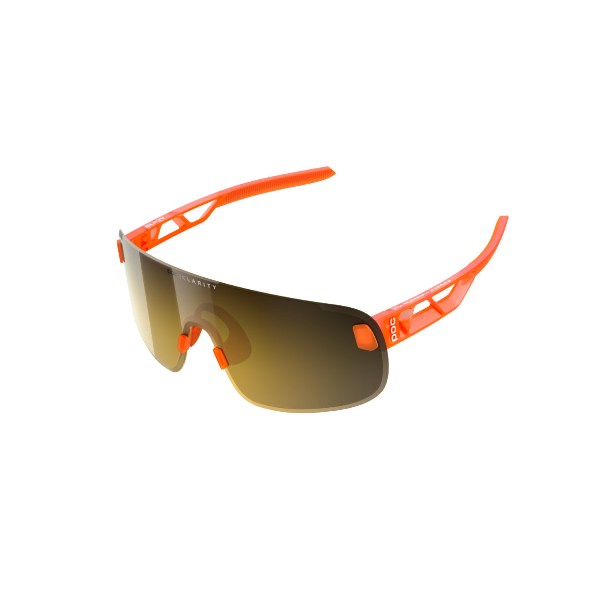 POC Elicit Fluo Orange Translucent/Clarity Road