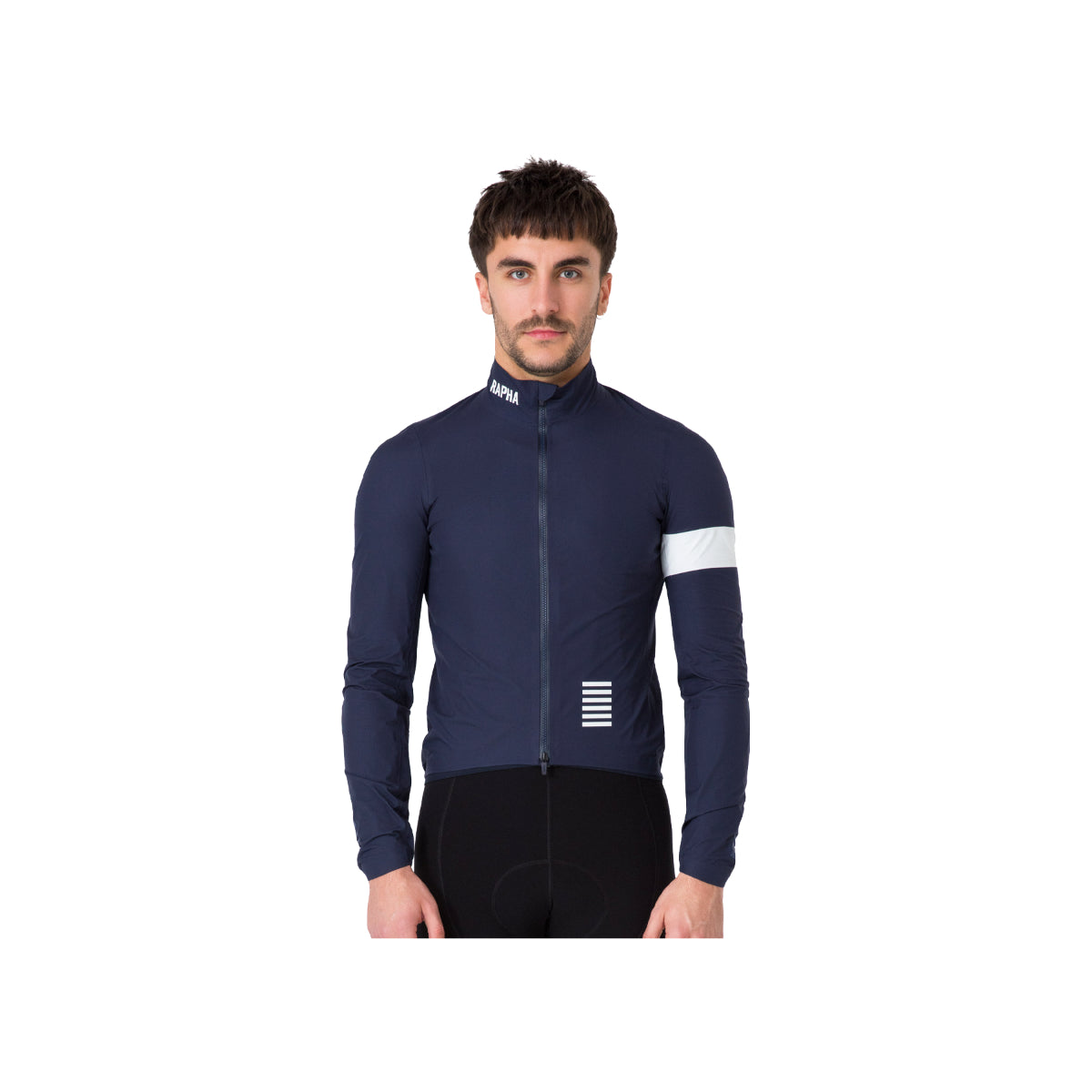 Rapha Pro Team GORE TEX Cycling Rain Jacket Navy Scotty Browns Bike Emporium Workshop