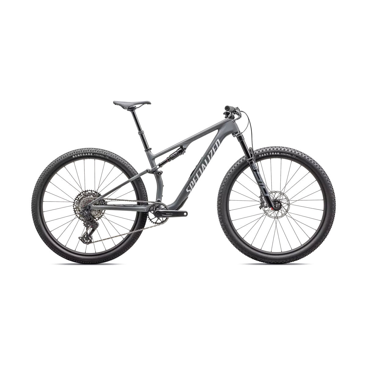 Specialized Epic 8 Comp full suspension mountain bike with 120mm travel, xc