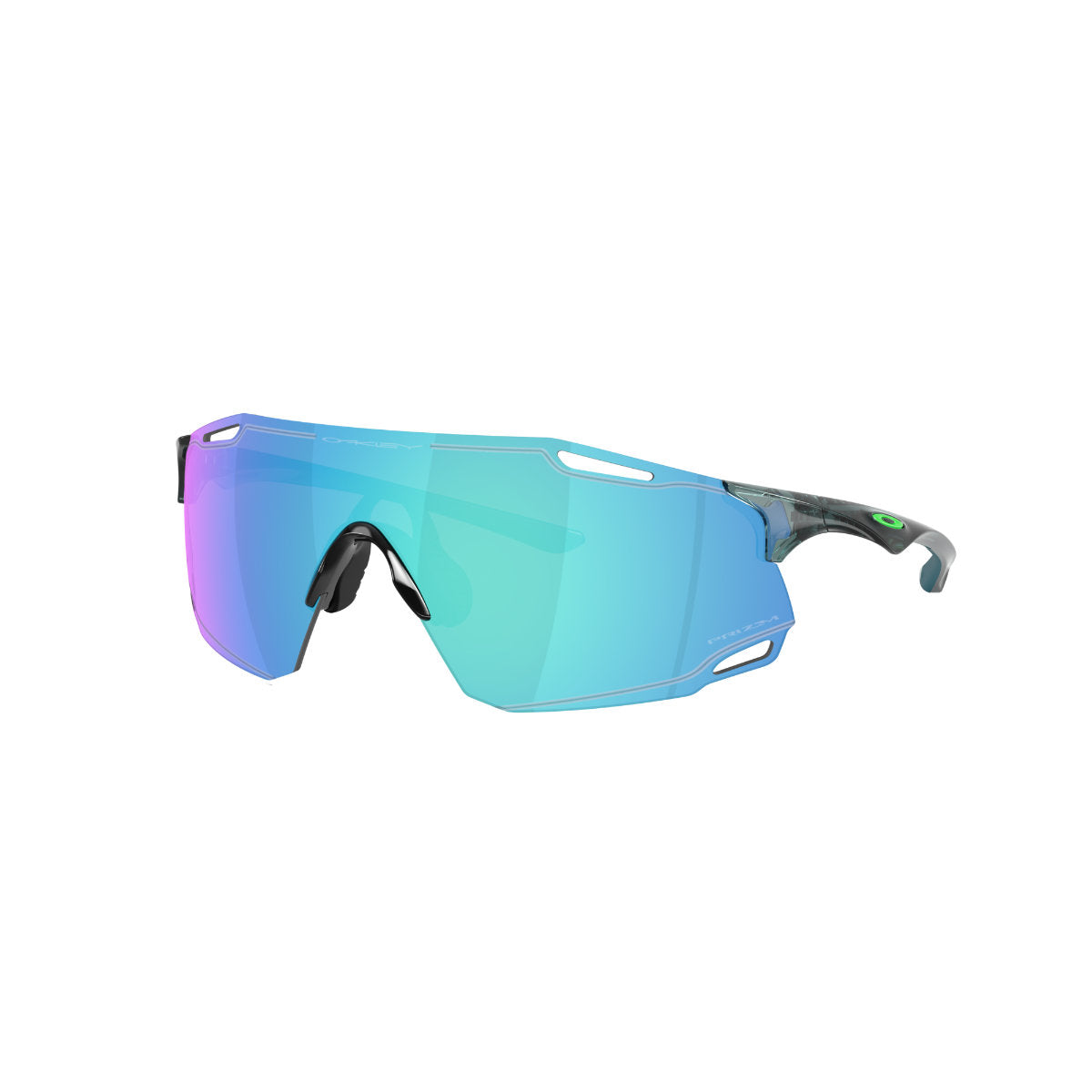 Oakley Cybr Dyno Polished Black Prizm Sapphire