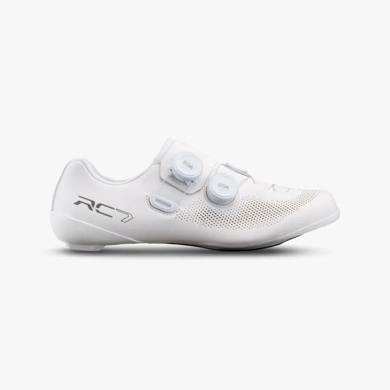 Shimano RC703 Women's race road shoe with carbon sole and boa technology.