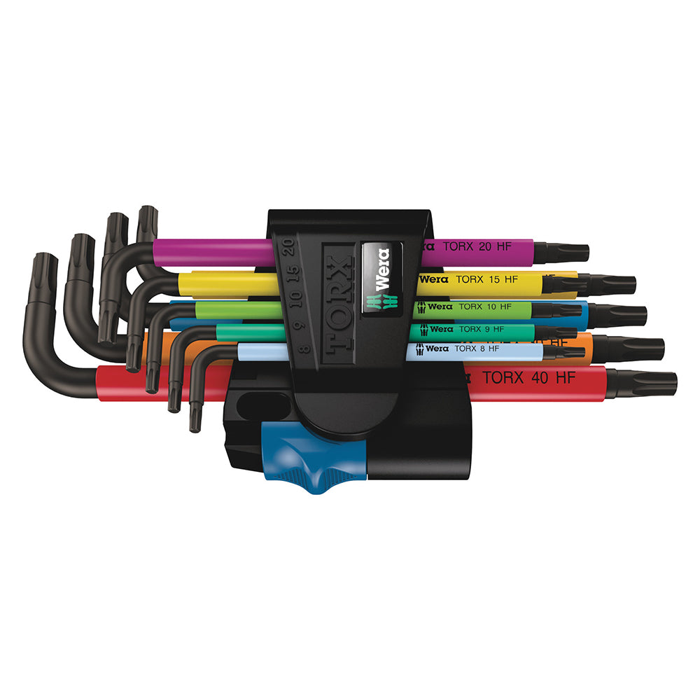 Wera L-Key Set Multicolour Short Torx with Holding Function 967/9