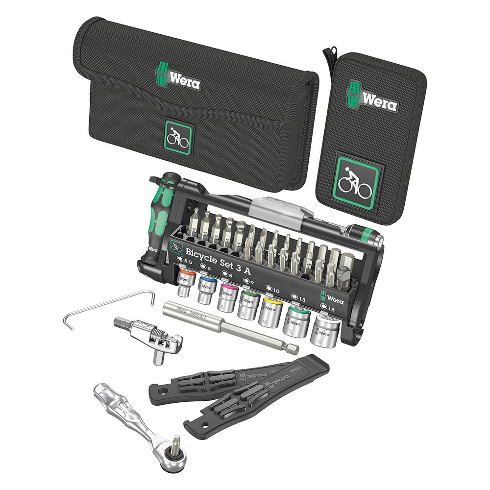 Wera Bicycle Set 3A Bit Assortment with Ratchet
