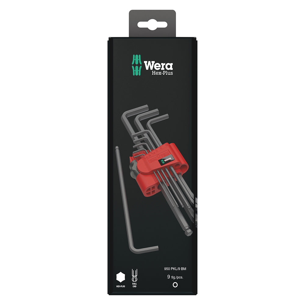 Wera L-Key Set Basic BlackLaser 950/9 HexPlus 6