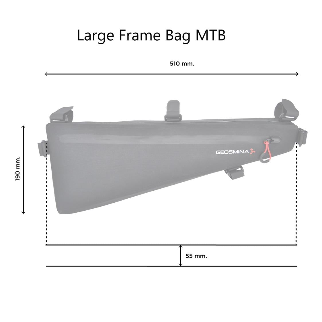 Geosmina Mountain Bike Frame Bag