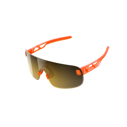 POC Elicit Fluo Orange Translucent/Clarity Road