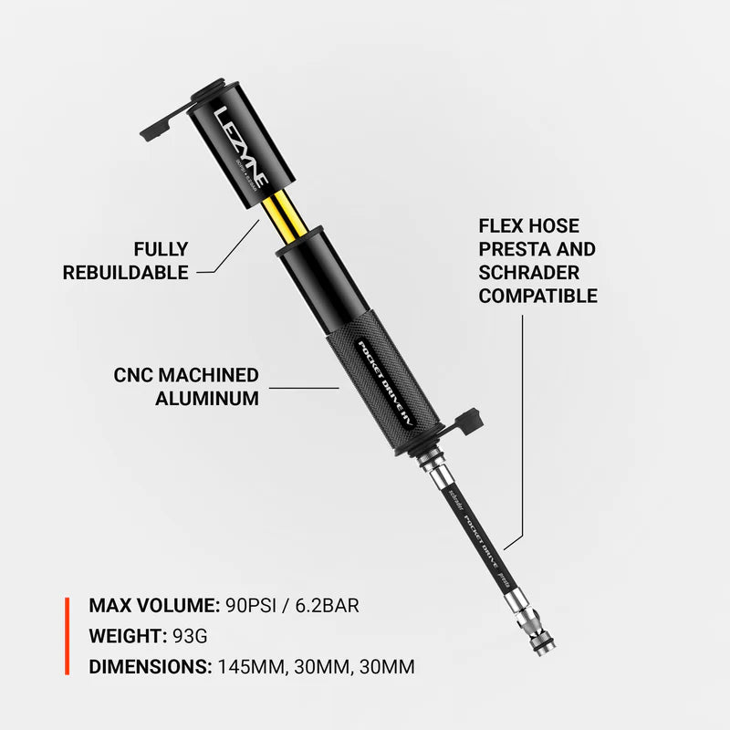 Lezyne - Pocket Drive HV Pump