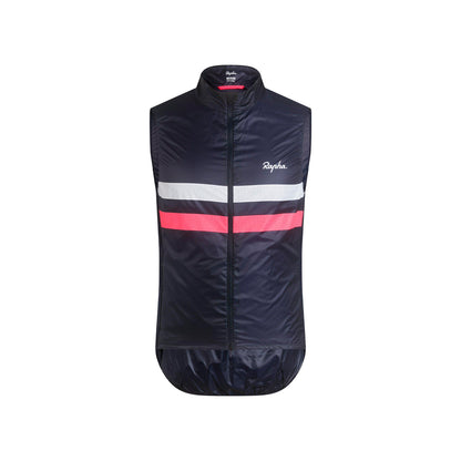 rapha brevet cycling gilet reflective detailing vest