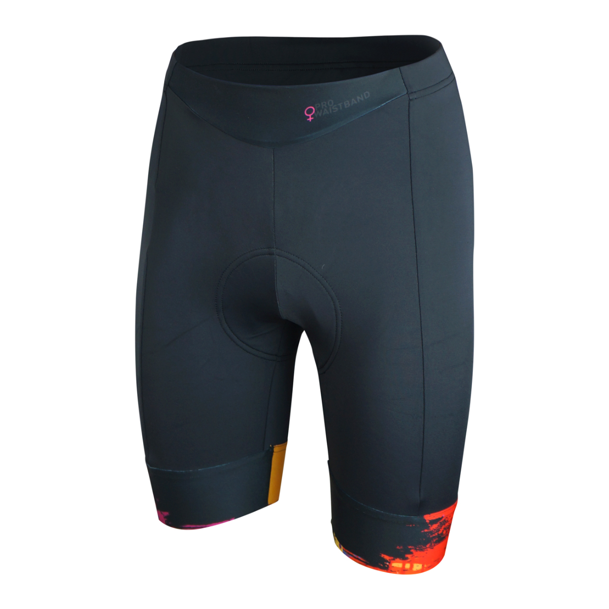 Women's cycling short with premium chamois and scotty browns design let gripper made by Tineli