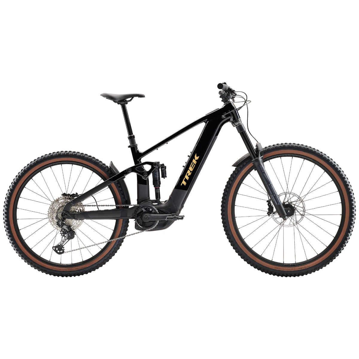 Trek full suspension ebike with 800 watt/hour battery and bosch motor