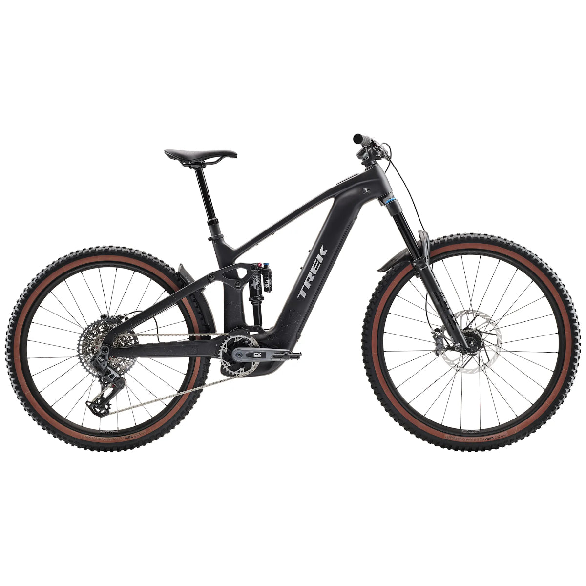 Trek rail 9.8 full suspension ebike with GX AXS and 800 Watt/Hr Battery and Bosch Motor.