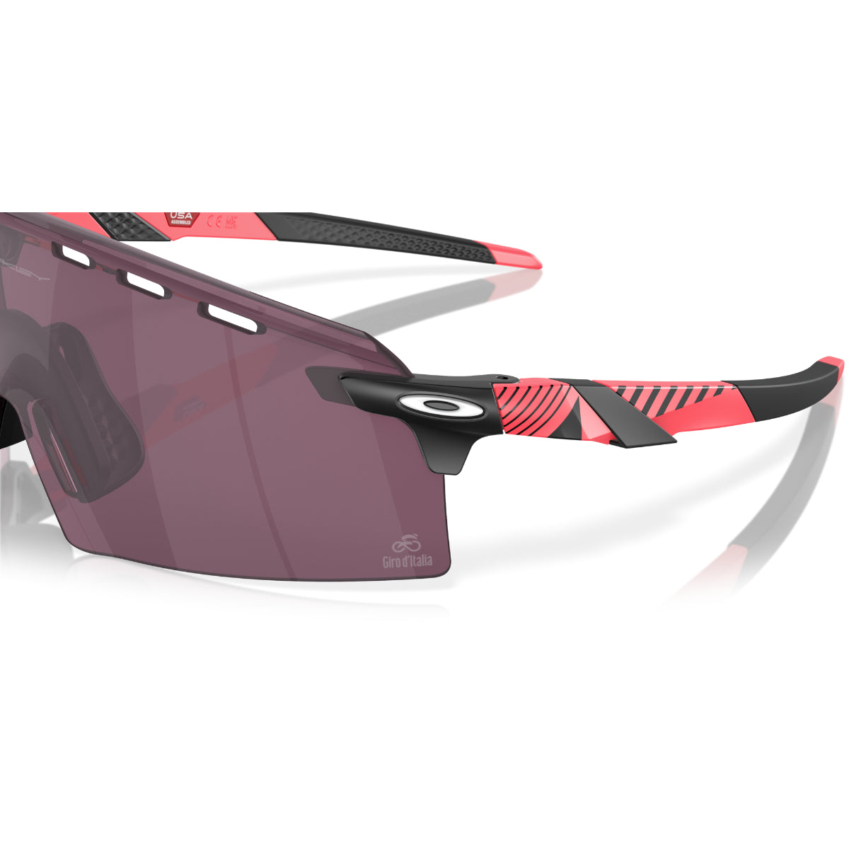 Oakley Encoder Strike Vented Giro Pink Stripes Prizm Road