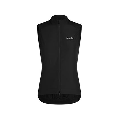 rapha core womens vest black with reversible zip