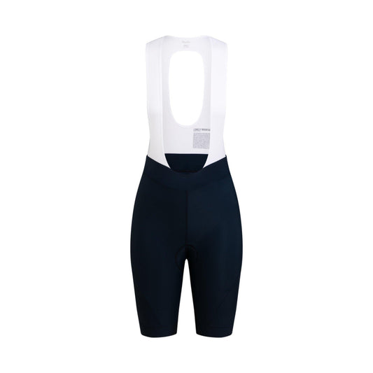 rapha women's core cycling bib in navy