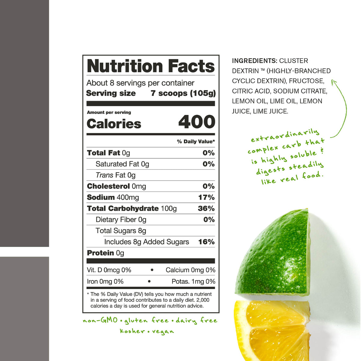 Skratch Labs High Carb Drink Mix 840g Bag