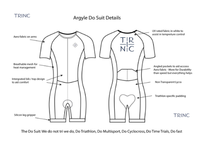 Trinc Argyle Do Suit Men Trisuit